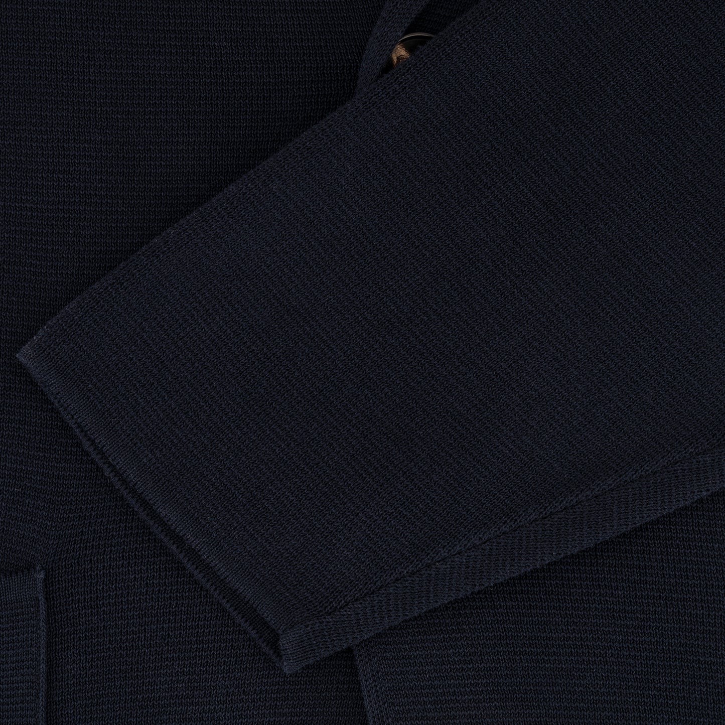 Knit Single Breasted Sportjacket Navy