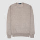 Cashmere Silk Crewneck Sweater Beige