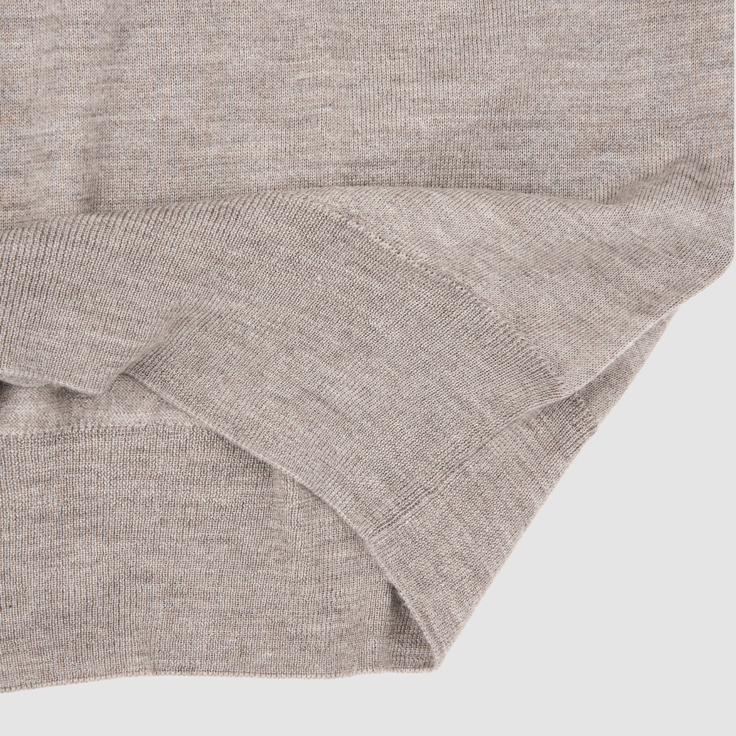 Cashmere Silk Crewneck Sweater Beige