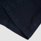 Mao Collar Cotton Jacket Dark Blue