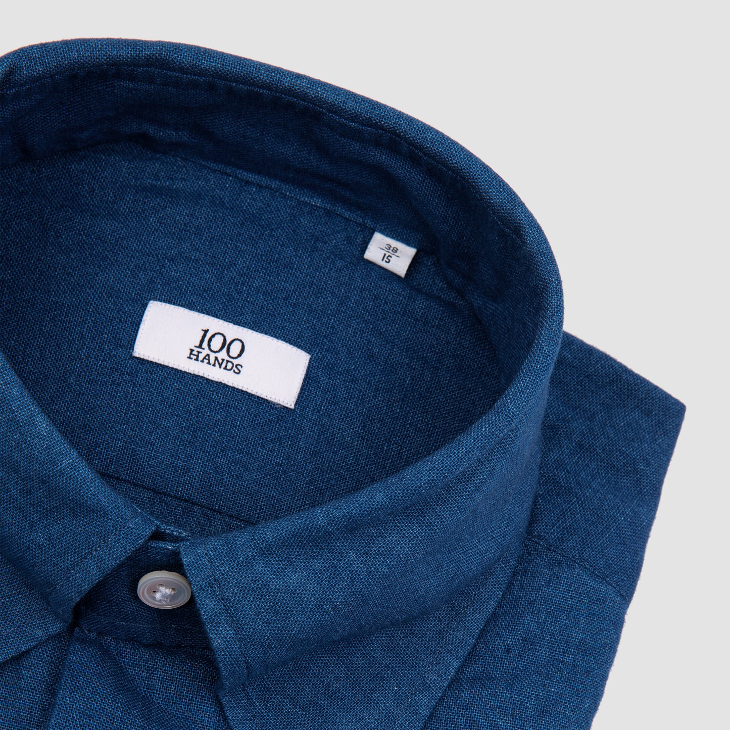 Solid Cotton Button Down Sportshirt