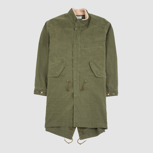 Heritage Mods Coat - Olive Green