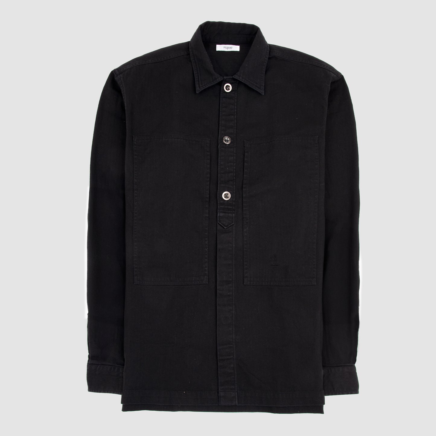Utility Military Over Shirt - Black