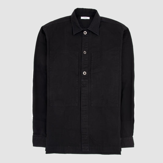 Utility Military Over Shirt - Black