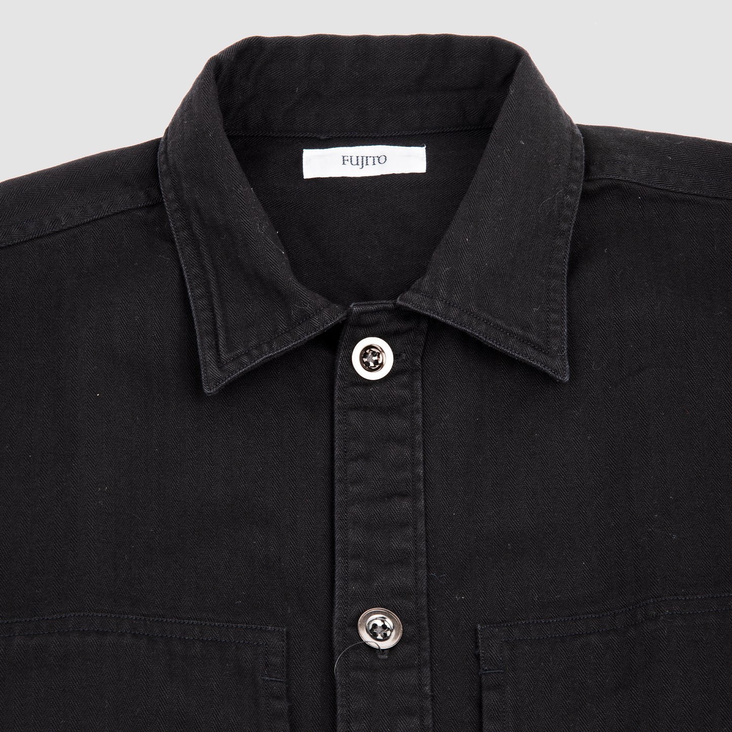 Utility Military Over Shirt - Black