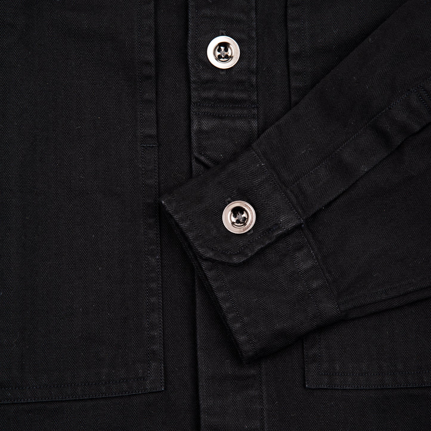 Utility Military Over Shirt - Black
