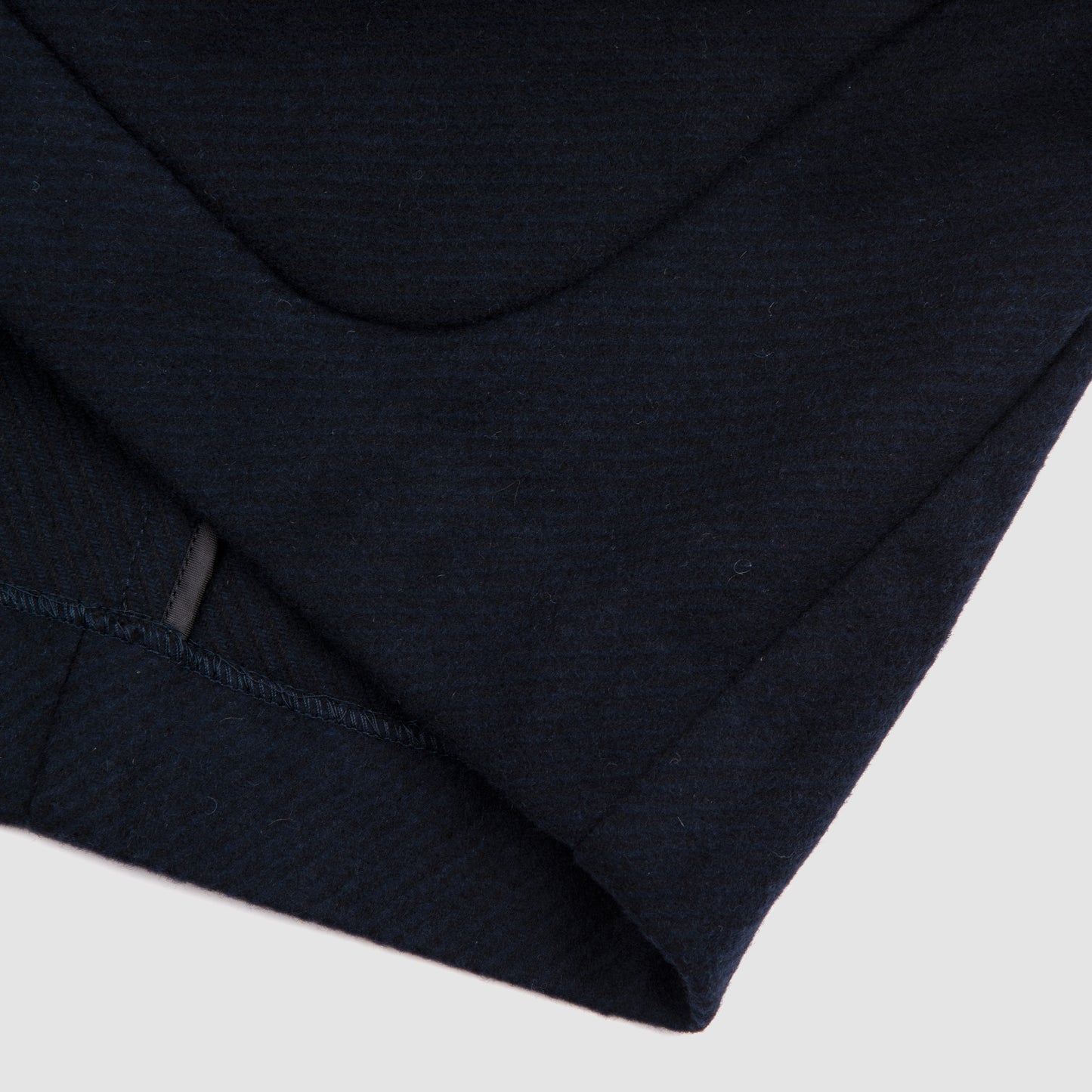 Wool Canvas Sport Jacket - Dark Navy