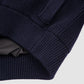 Full Zip Virgin Wool Camionaire Jacket  Navy