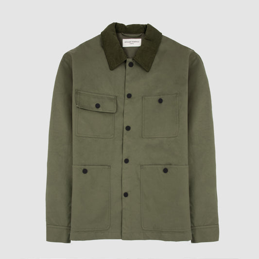 Technical Cotton Field Jacket Olive