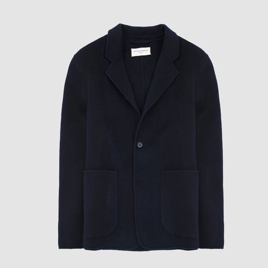 Cyril Wool Jacket - Dark Navy
