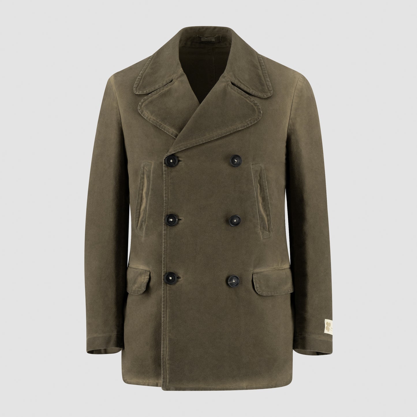 Cotton Moleskin Double Breasted Jacket