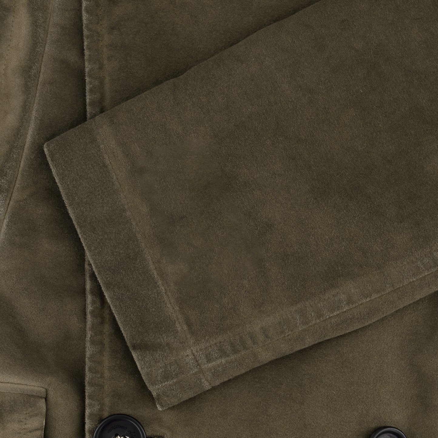 Cotton Moleskin Double Breasted Jacket
