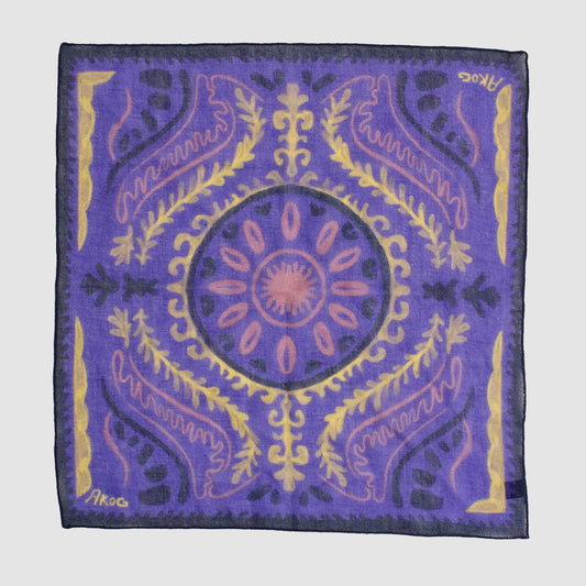 BORA WOOL BANDANA Purple