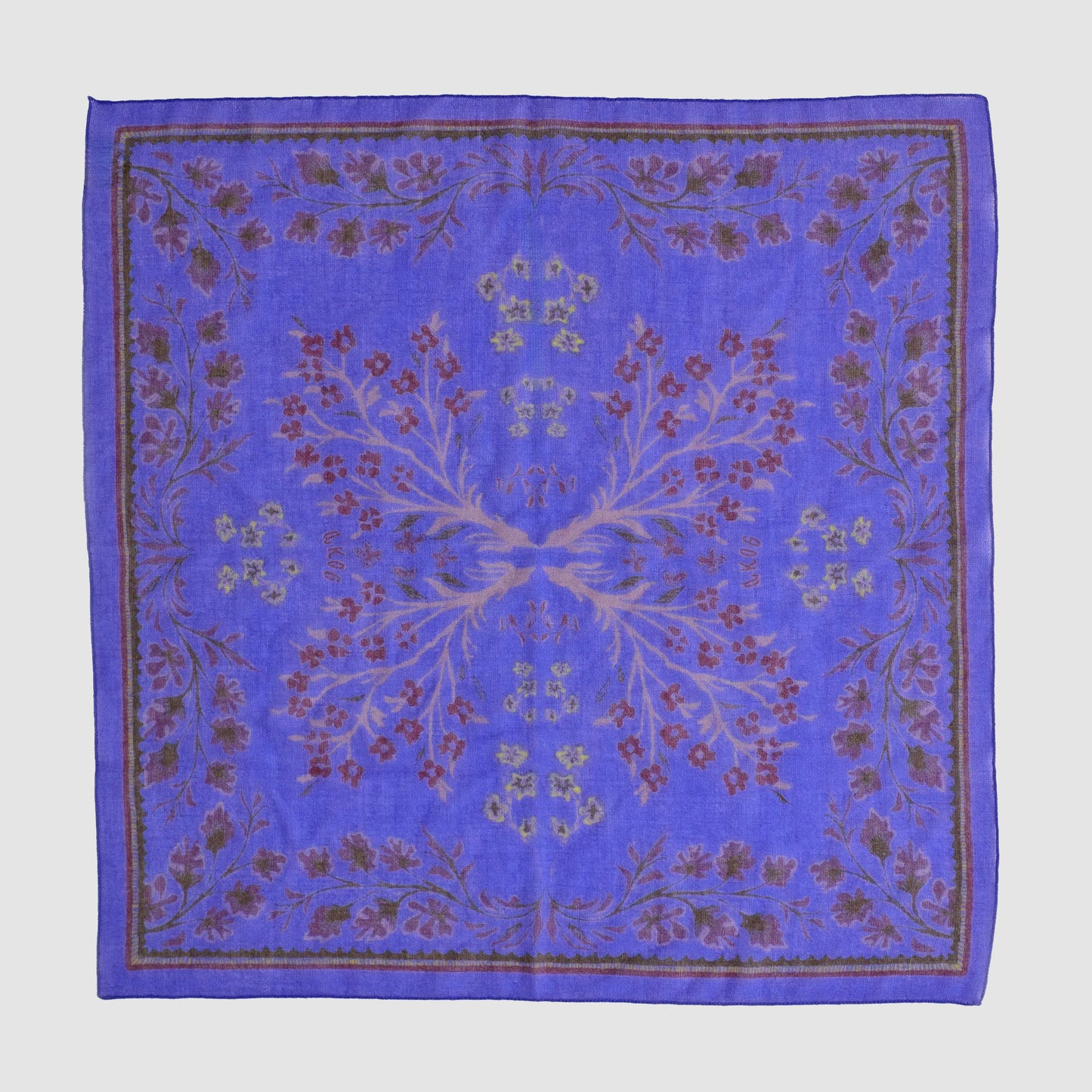 SUMA WOOL SCARF - Blue