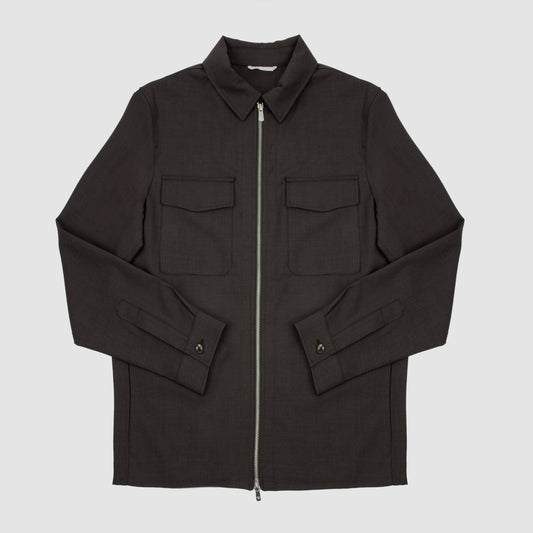 Wool Full-Zip Jacket