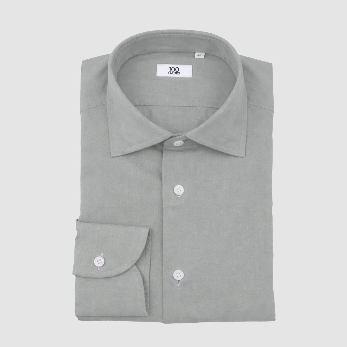 Light Flannel One Piece Collar Sport Shirt
