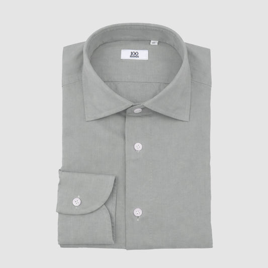 Light Flannel One Piece Collar Sport Shirt
