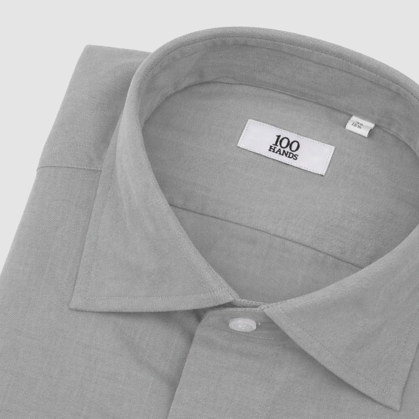 Light Flannel One Piece Collar Sport Shirt