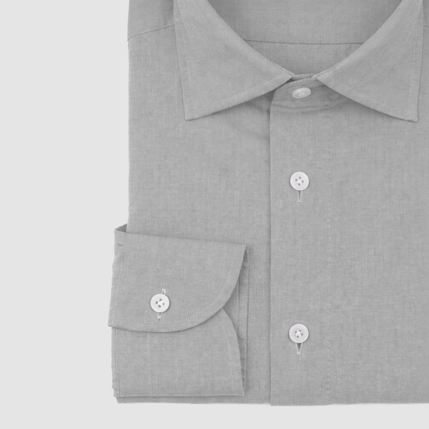 Light Flannel One Piece Collar Sport Shirt