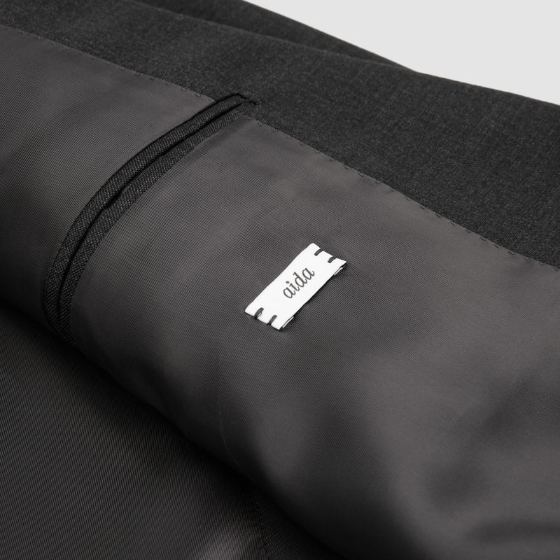 Single Breasted Suit with Flat Front Trouser