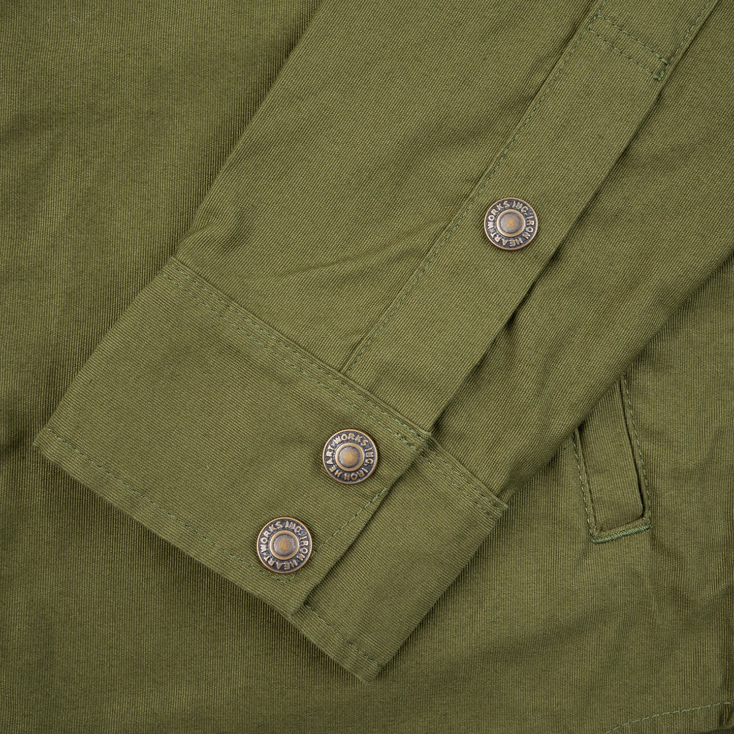 8oz Military Whipcord CPO Shirt Olive