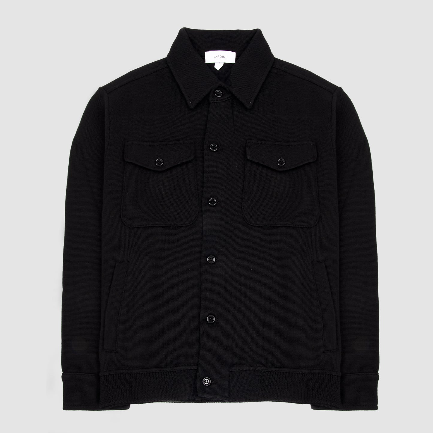 Knit Wool Bomber Jacket