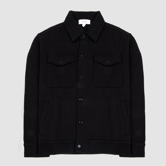 Knit Wool Bomber Jacket