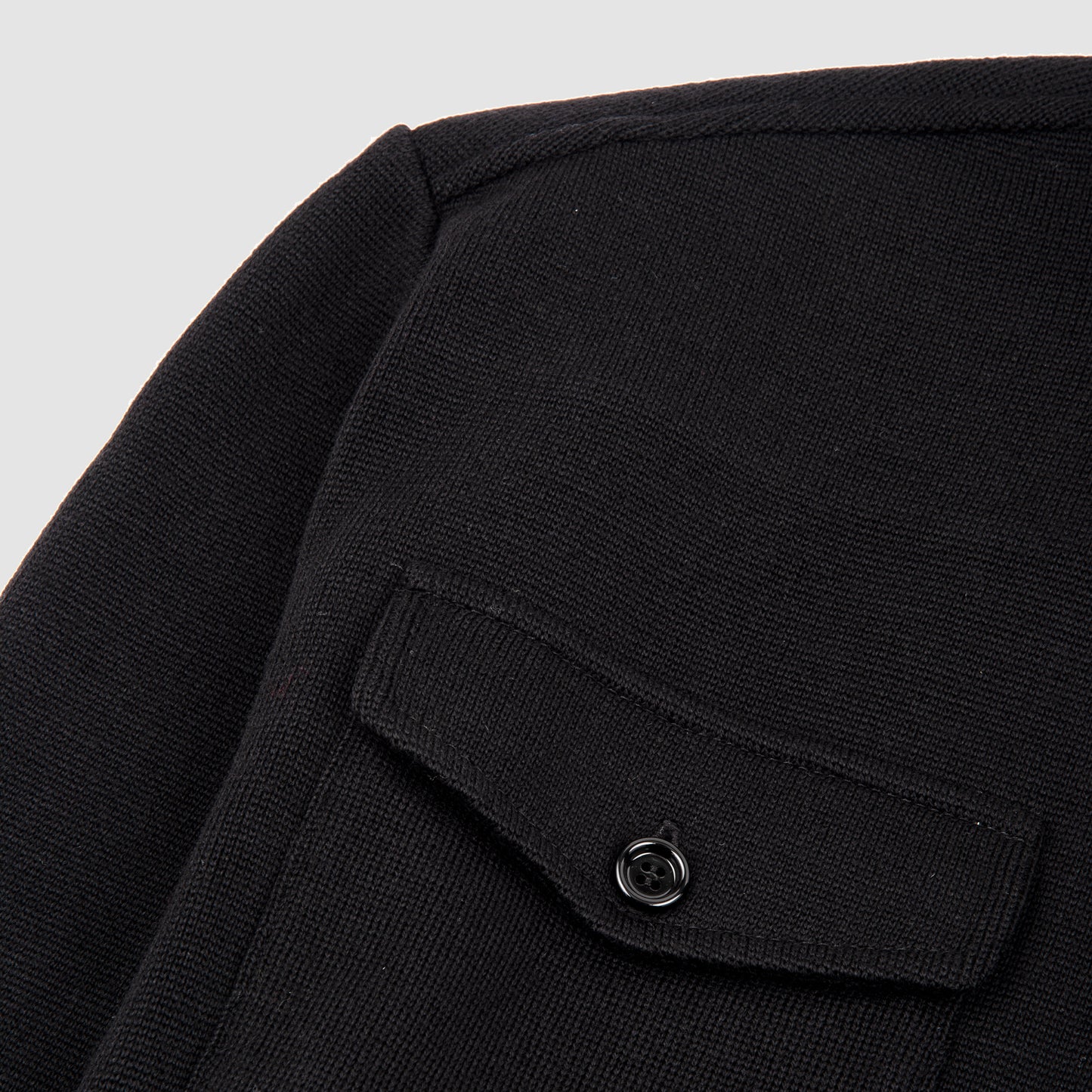 Knit Wool Bomber Jacket