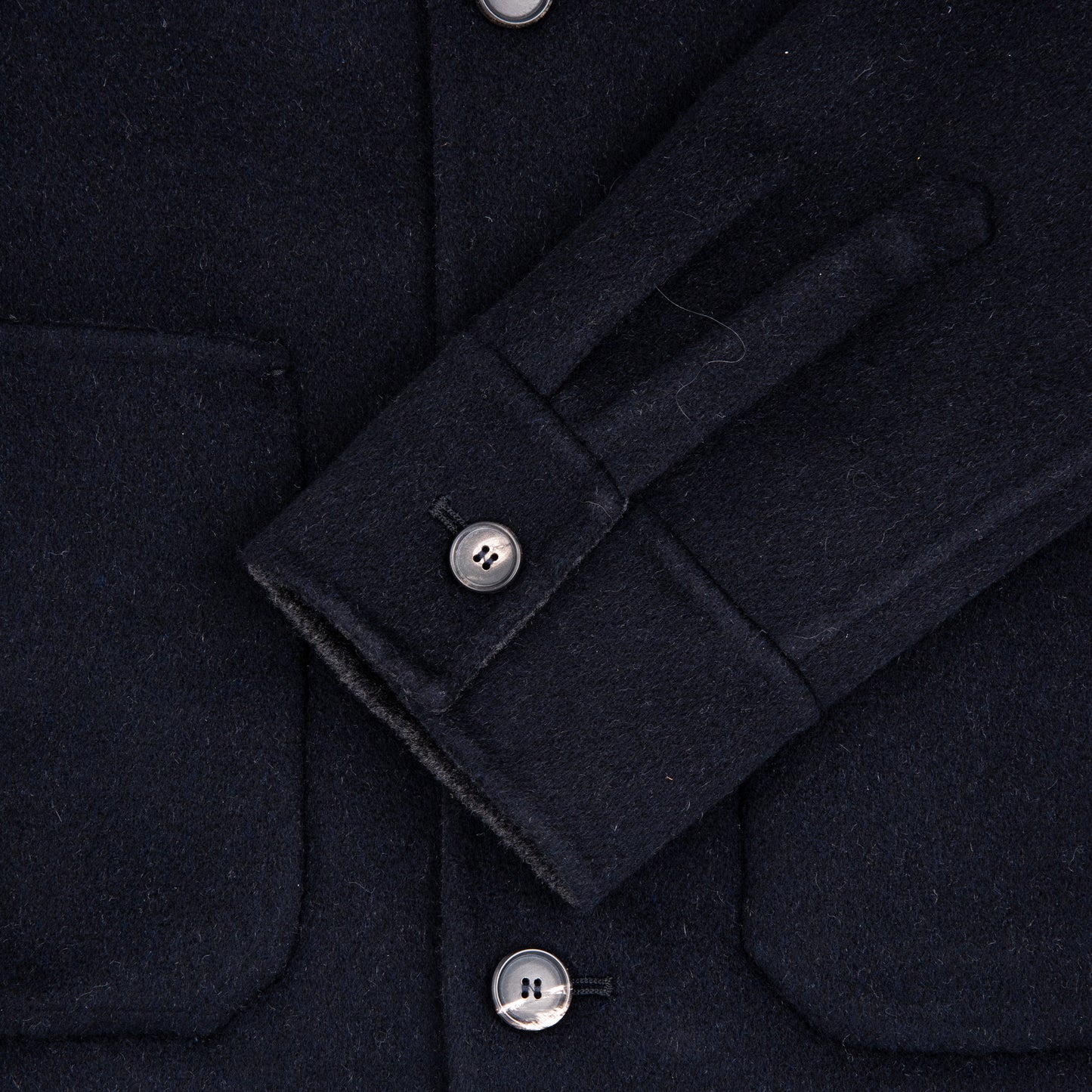 Cashmere Double Face Jacket - Navy
