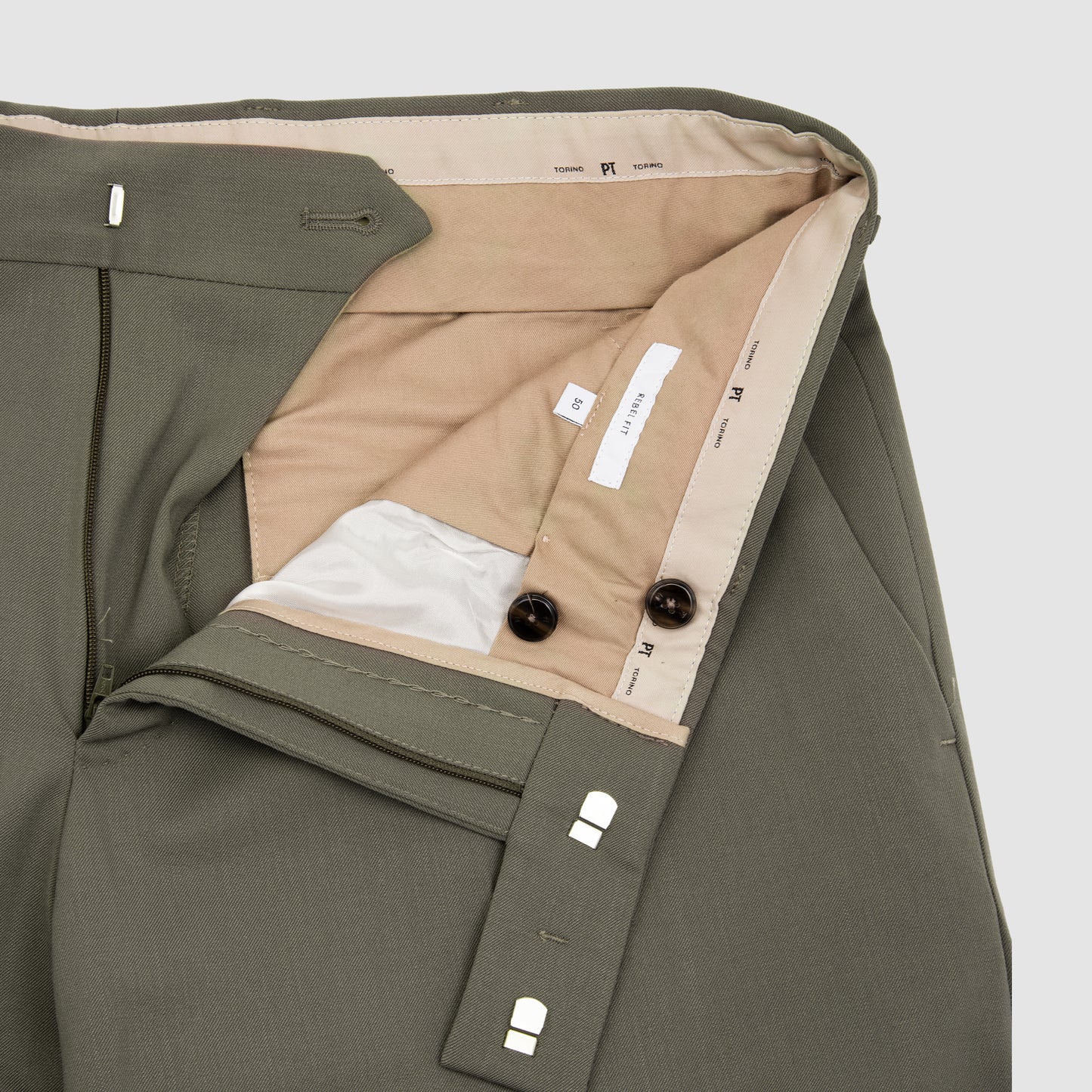 Bi-Stretch Wool Sportpants - Green