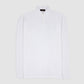 Ice Cotton Long Sleeve Polo Shirt White