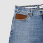 5 Pocket Denim Bard fit with Brown Patch