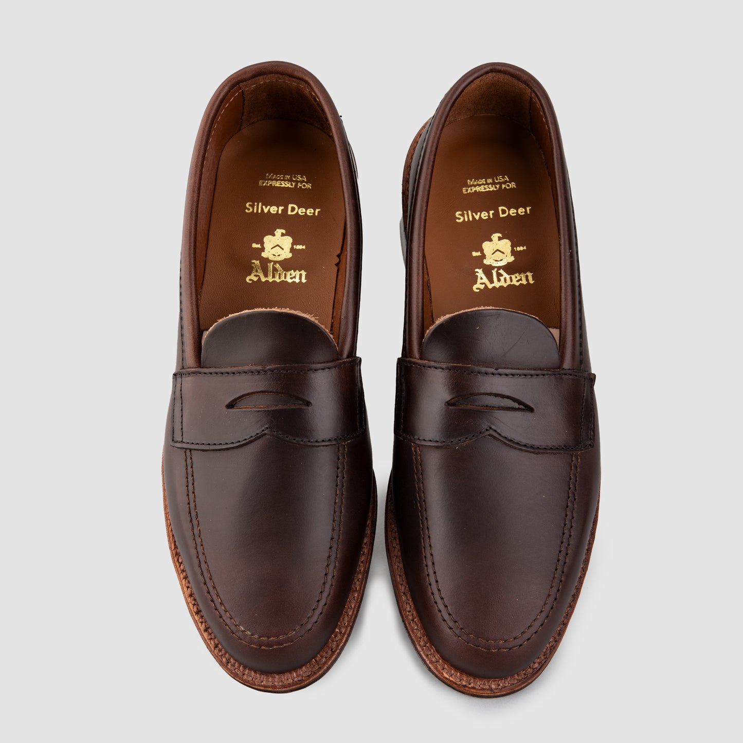 Unlined Penny Loafer in Brown Chromexcel 5741F Brown