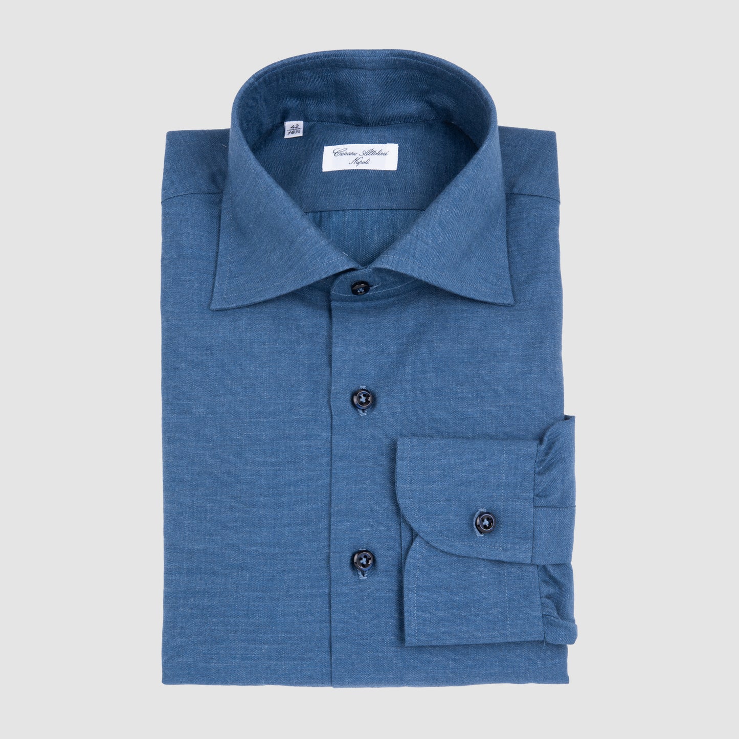 Cotton Silk & Cashmere Sportshirt with Lino Collar