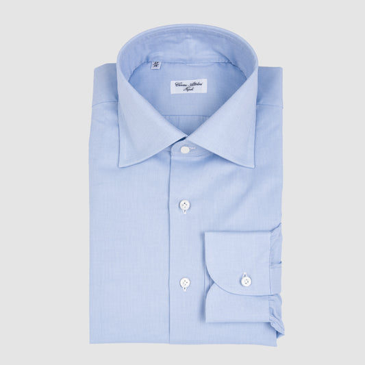 Royal Oxford Dress Shirt with Lino Collar - Blue