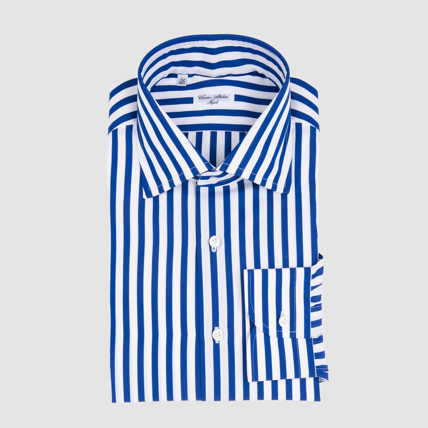 Striped Dress Shirt with Lino Collar