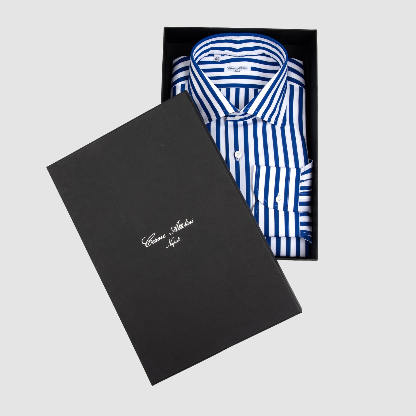 Striped Dress Shirt with Lino Collar