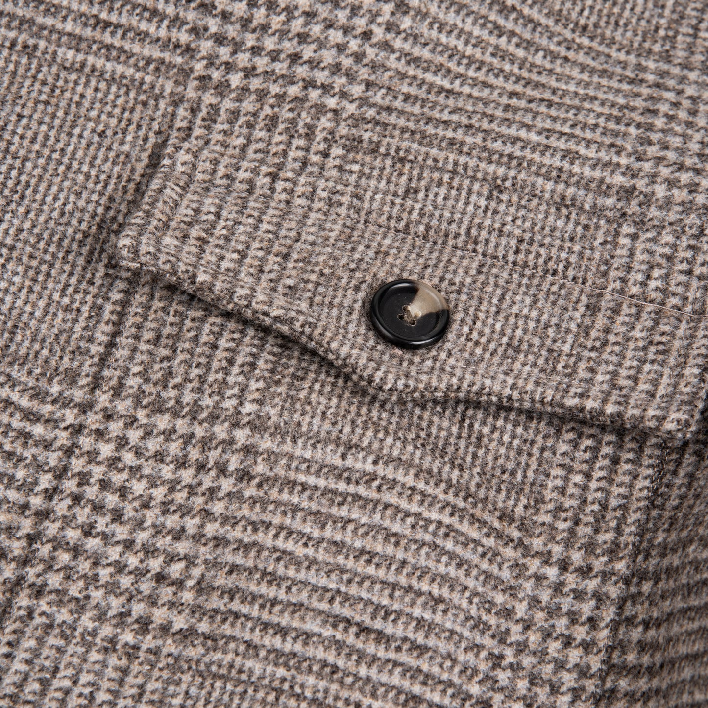 Wool Overcheck Overshirt