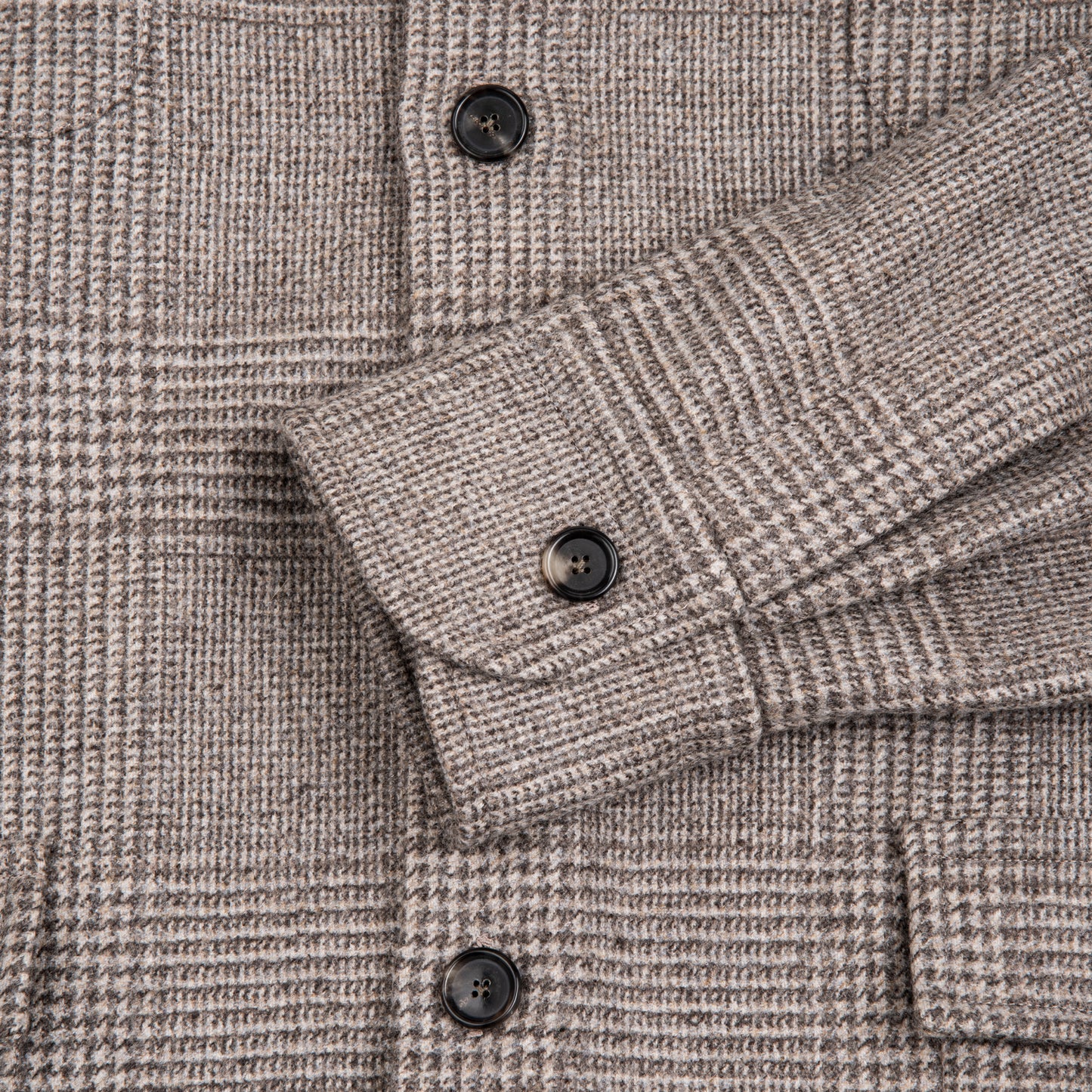 Wool Overcheck Overshirt