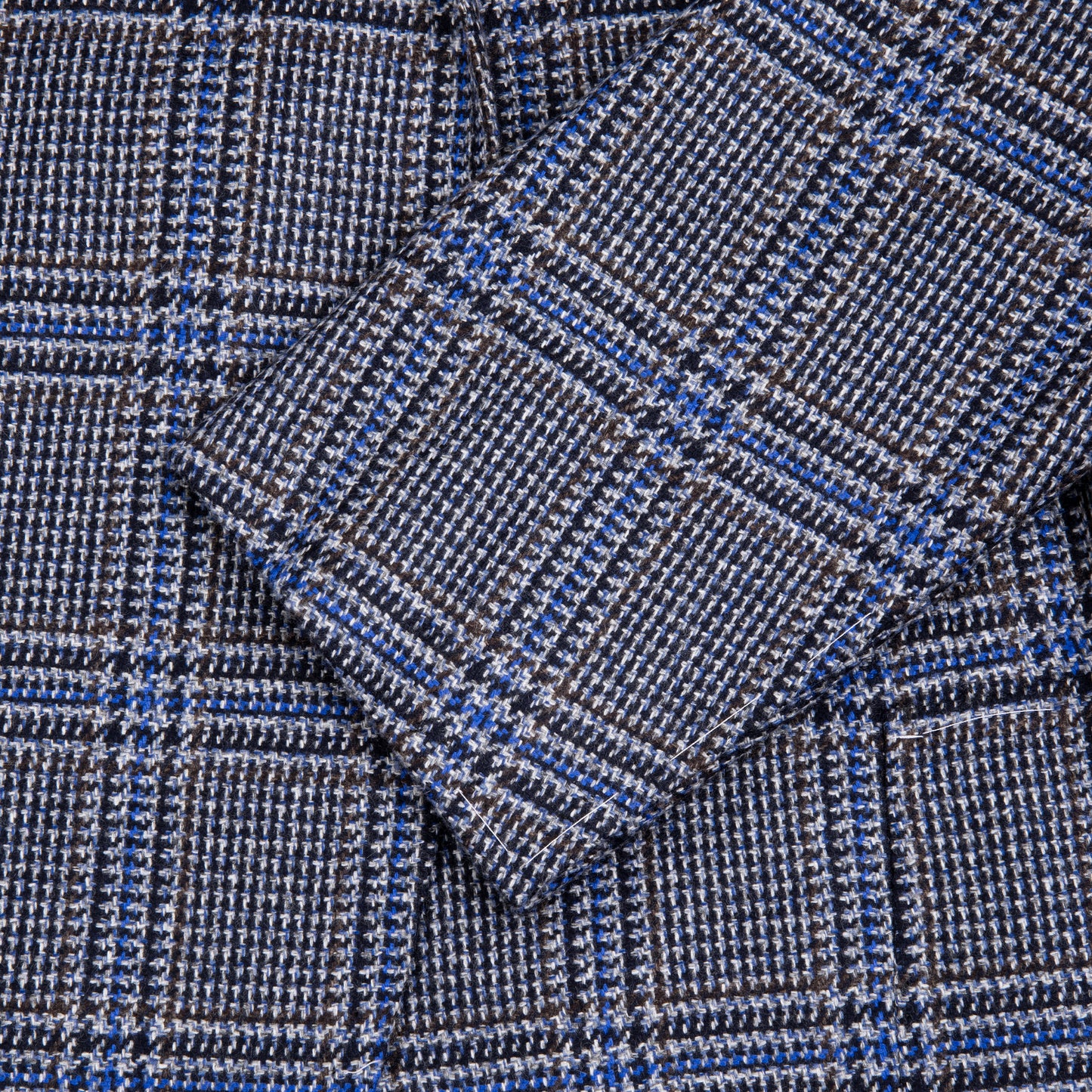 Cashmere Overcheck Single Breasted Jacket