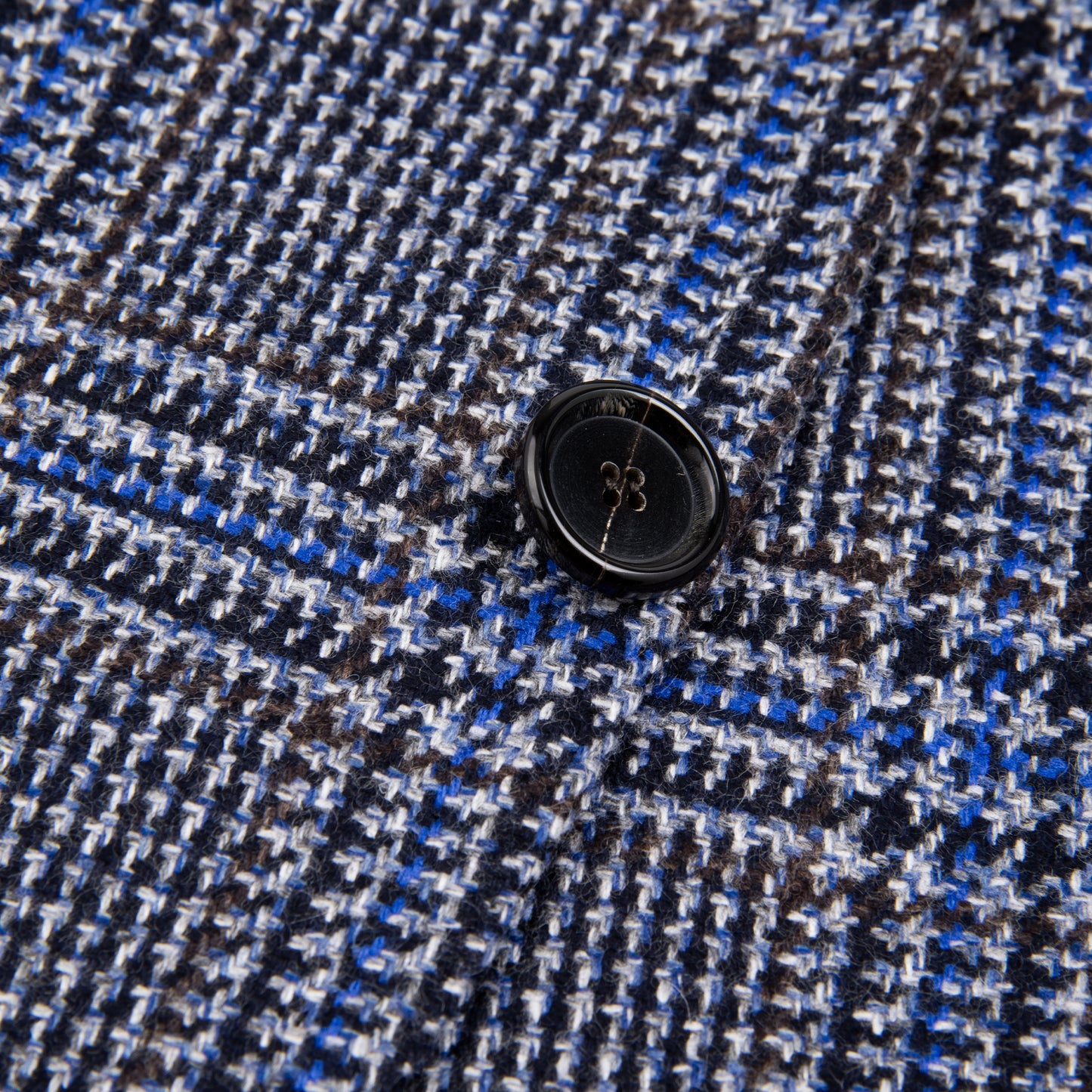 Cashmere Overcheck Single Breasted Jacket