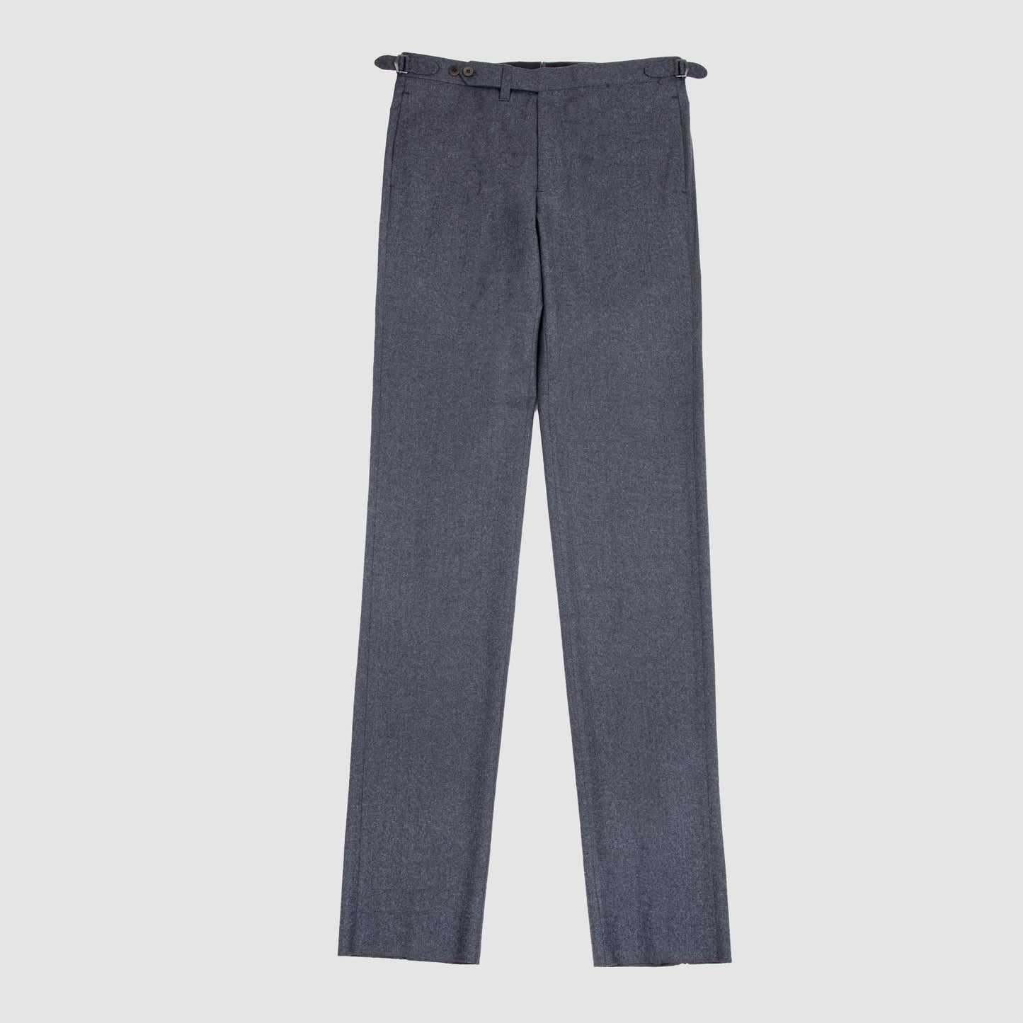 Wool Cashmere Trousers with Side Tabs