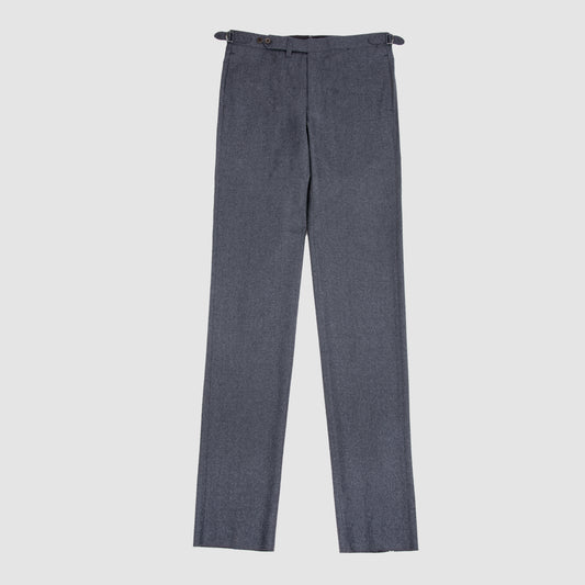 Wool Cashmere Trousers with Side Tabs