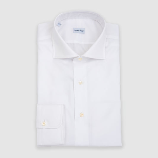 Twill Dress Shirt - White