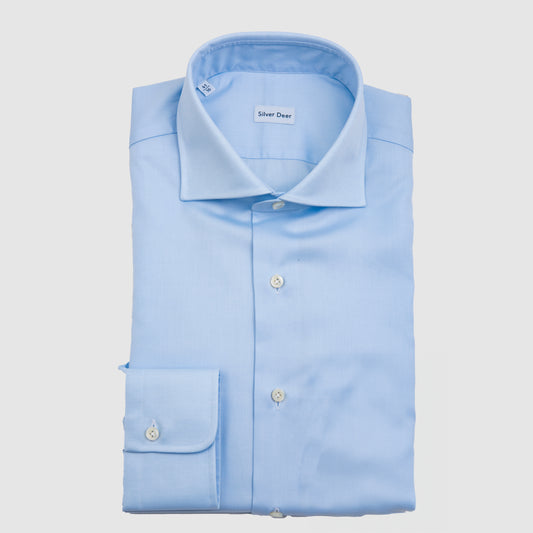 Twill Dress Shirt - Blue