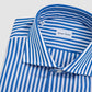 Striped Dress Shirt - Mid Blue