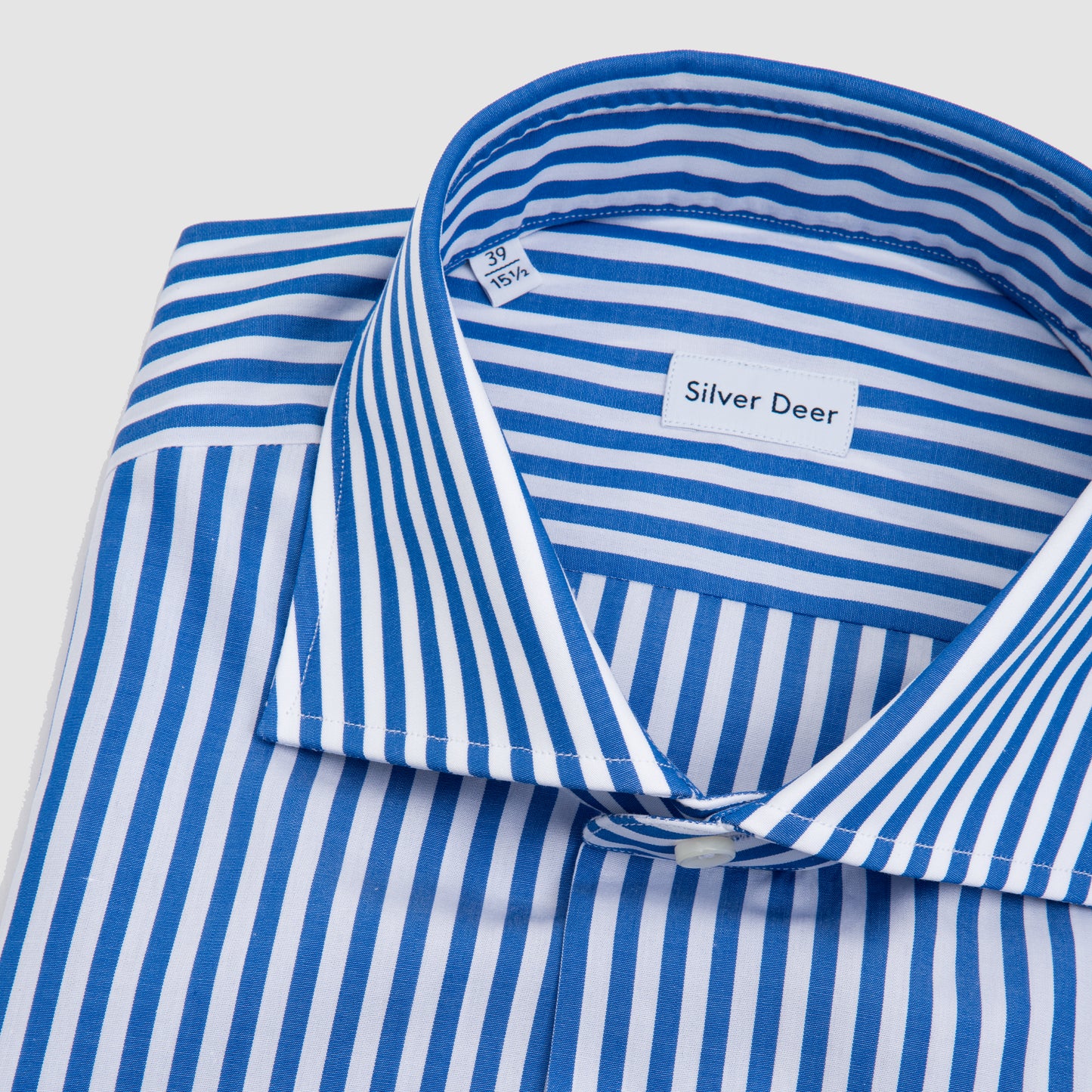 Striped Dress Shirt - Mid Blue