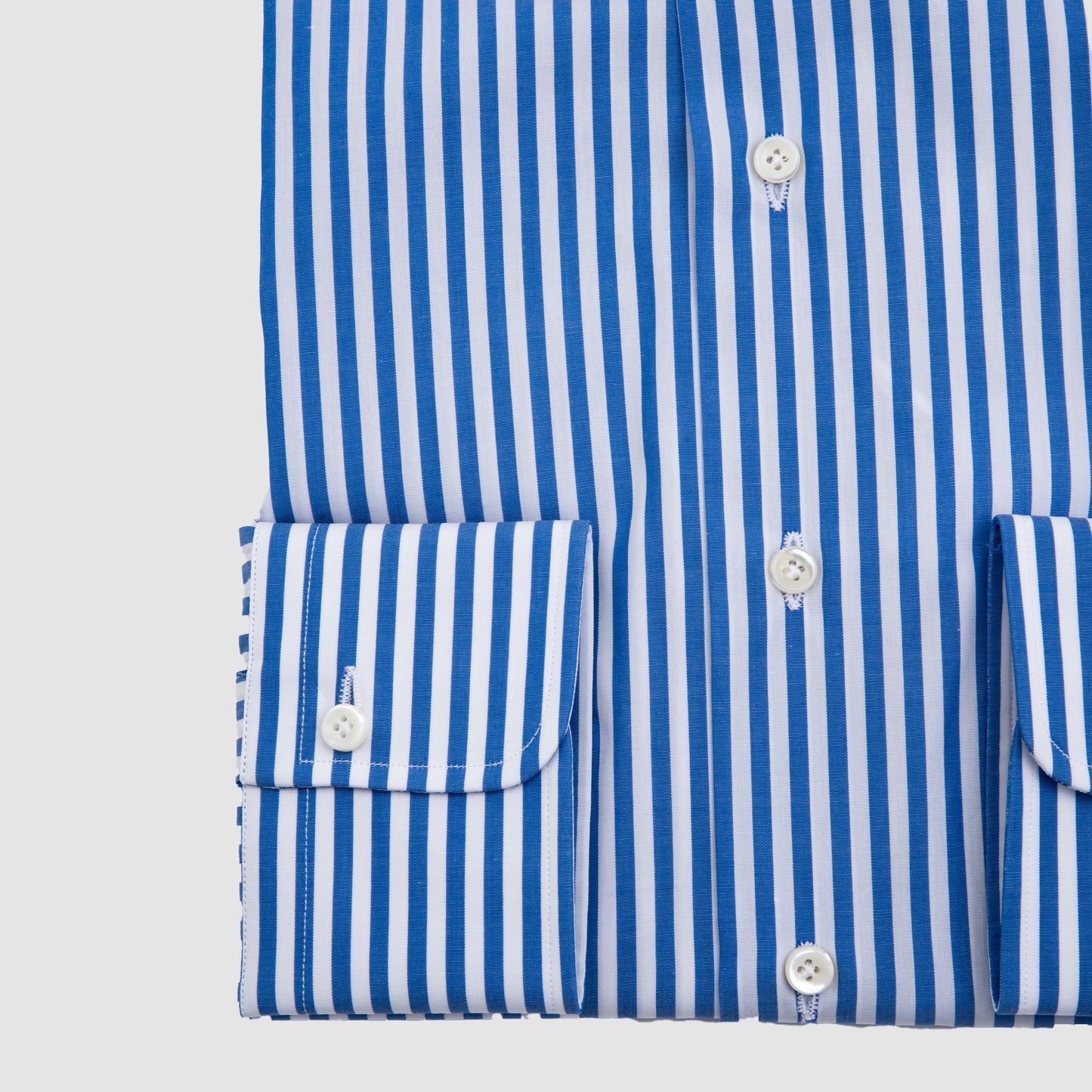 Striped Dress Shirt - Mid Blue