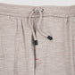 Jersey Drawstring Sport Pants - Beige