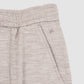 Jersey Drawstring Sport Pants - Beige
